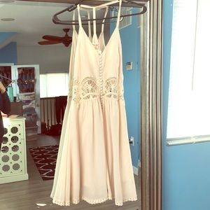 New Double Zero Pastel Peach Summer Dress